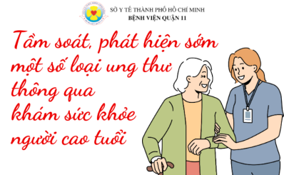 (HCDC) - Tầm soát, phát hiện sớm một số loại ung thư thông qua khám sức khỏe người cao tuổi